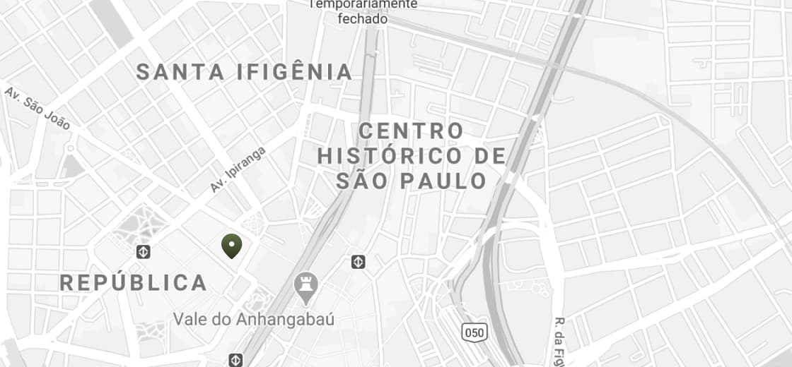 Mapa marcando o endereço em Rua Lá Longe, 55 São Paulo-SP